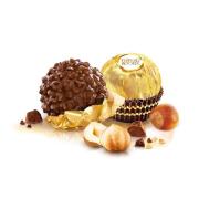 Ferrero Rocher, Exquisite Hazelnut and Milk Chocolate Gift, 4 pieces (50 g)