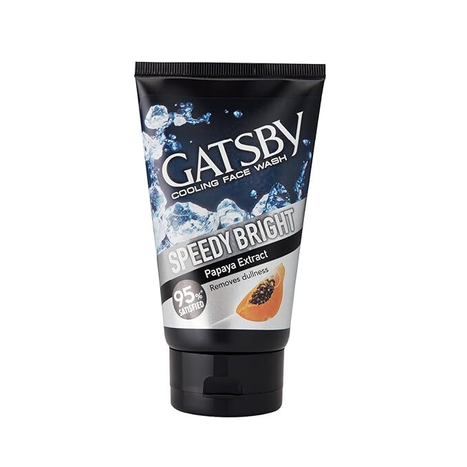 Gatsby Cooling Speedy Bright Papaya Extract Face Wash 50gm