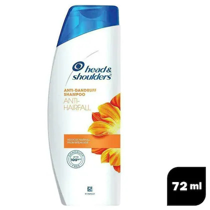 Head & Shoulders Anti-Dandruff Shampoo Anti-Hairfall, 72Ml