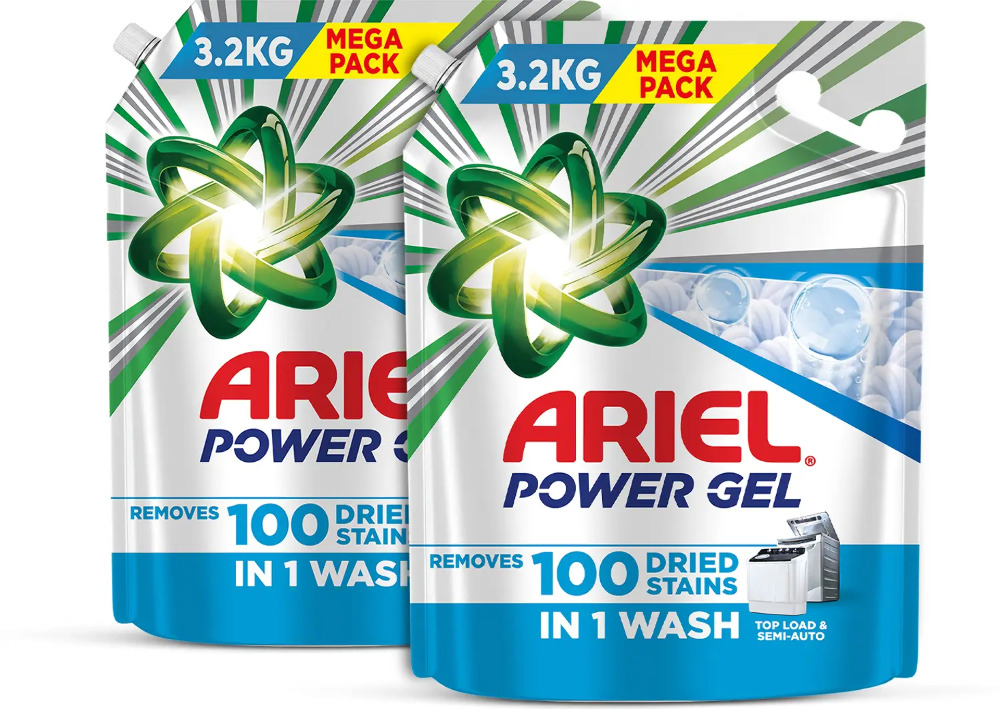 Arial Power Gel Top Load Semi-Auto Pack Of 2 6.4Kg