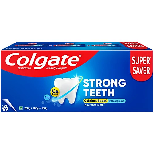 Colgate dental cream anticavity toothpaste strong teeth 500g