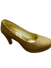 Women Golden Heels