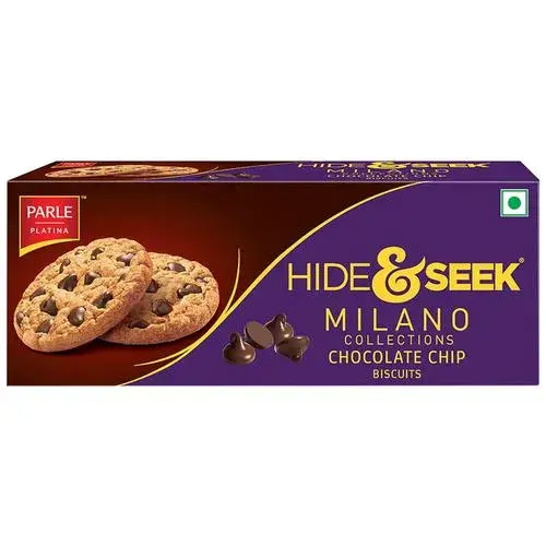Parle Hide & Seek - Milano Choco Chip Cookies, Crunchy, Rich In Taste, 75 g