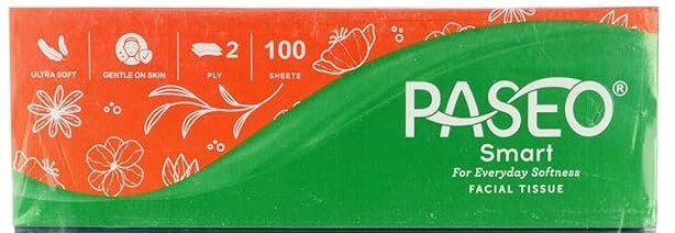 Paseo Smart 2 Ply Facial Tissue 100N