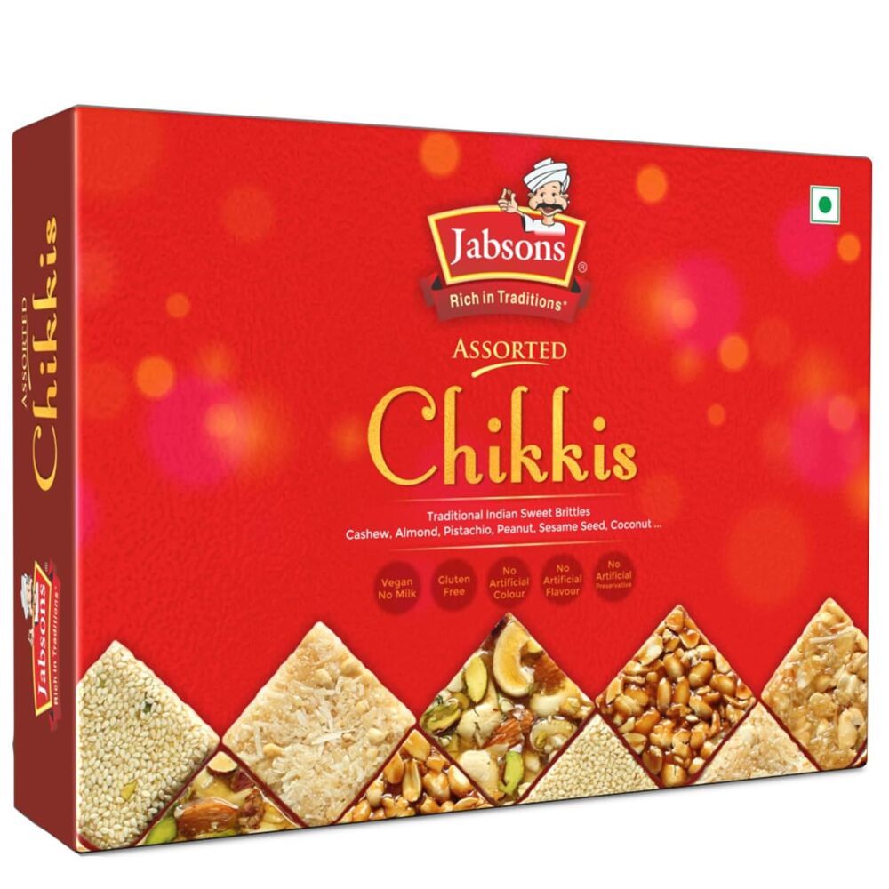 Jabson Assorted Chikkis Box, 400g