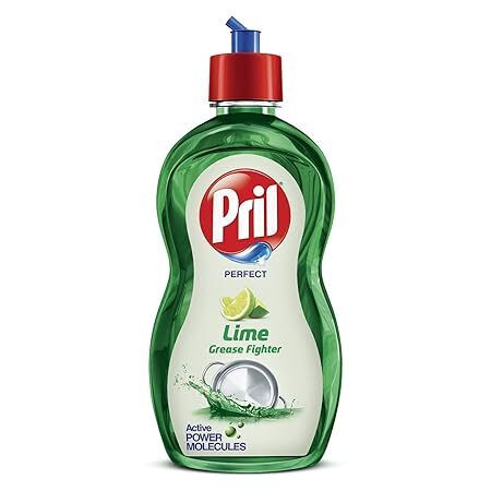 Pril Lime Grease Fighter Dish Wash Liquid, 425Ml