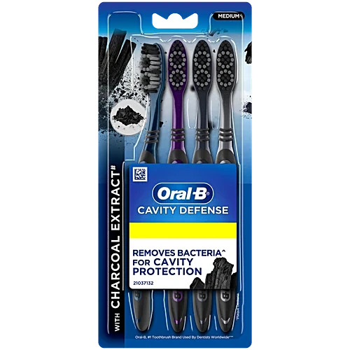 Oral-B Cavity Defense 4N Toothbrush With Charcoal Extracts