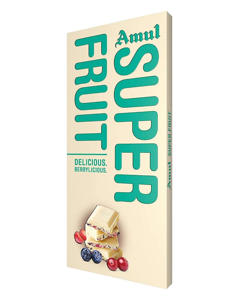 Amul Super Fruit Chocolate Delicious Berrylicious, 150G
