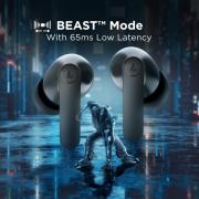 boAt Airdopes 121 Pro True Wireless Earbuds Signature Sound,Quad Mic Enx,Low Latency Mode for Gaming,50H Playtime,Iwp,Ipx4,Battery Indicator Screen(Active Black),in-Ear