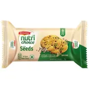 Britannia Nutrichoice Seed Biscuits - 0% Maida, High In Fibre, 75 g