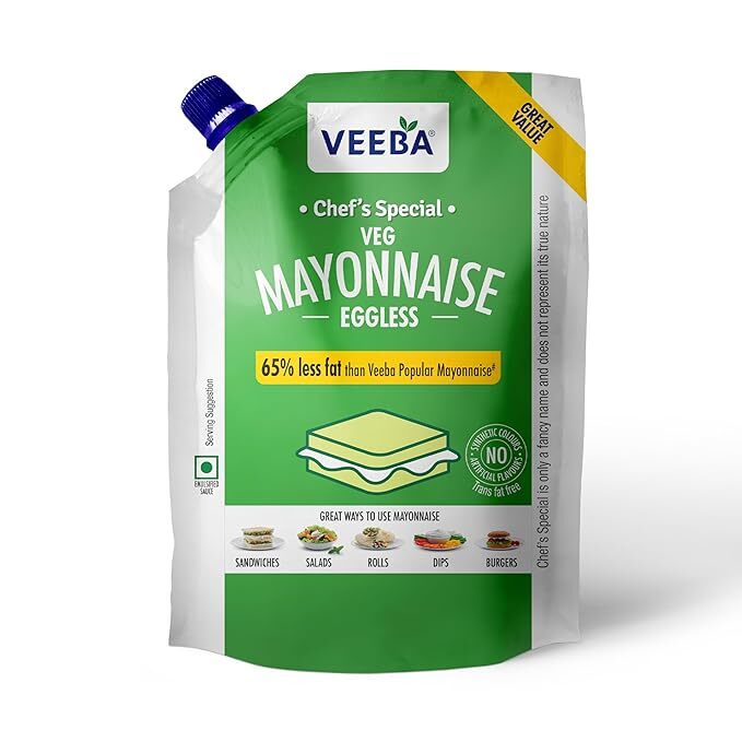 Veeba Veg Mayonnaise Eggless 875G