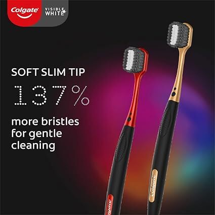 Colgate Visible White O2 (2) toothbrush