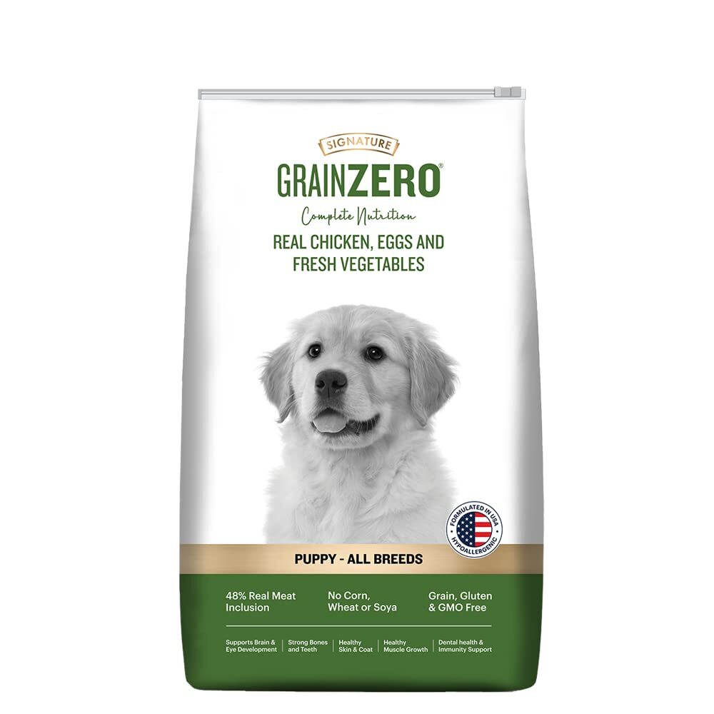 Grain Zero Real Chicken, Egg and Vegetables Adult Dry Dog Food 1.2kg