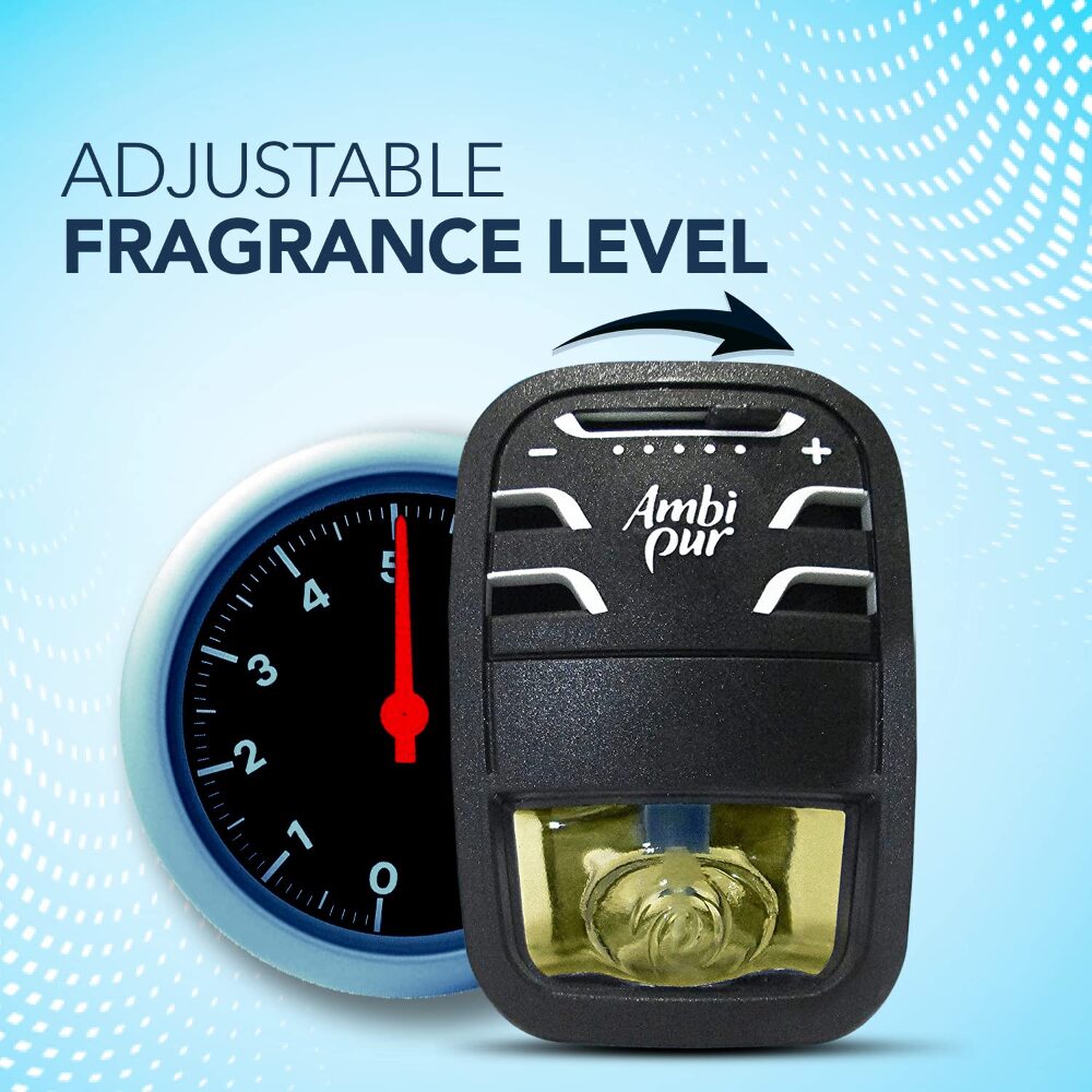 Ambi Pur Exotic Jasmine Car Air Freshener Refill, 7.5 ml