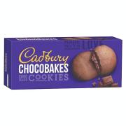 Cadbury Chocobakes Choc Filled Cookies,Smooth chocolatey centre 75 G