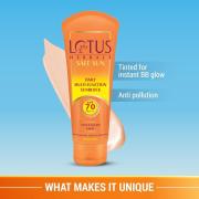 Lotus Herbals Safe Sun Daily Multi-Function Sunscreen SPF 70 PA+++, 60 gm