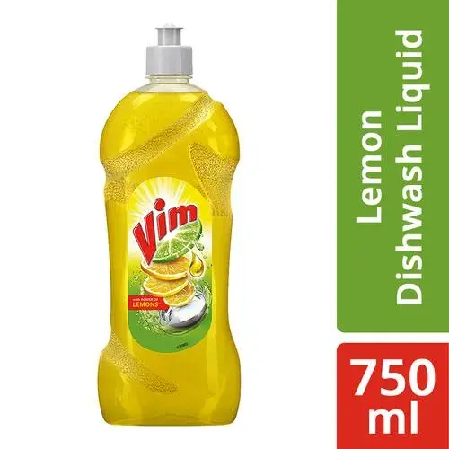 Vim with Power of Lemons Liquid, 750 ml