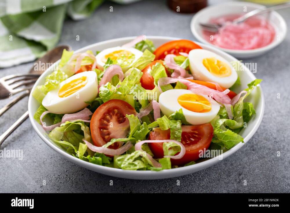 Egg And Veggies Salad