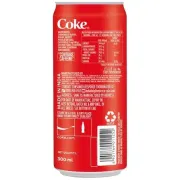 Coca Cola Soft Drink, 300 ml Can