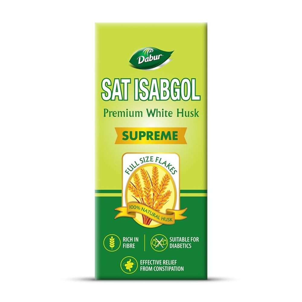 Dabur Sat Isabgol Premium White Husk Supreme 45gm