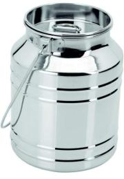 Stainless Steel Milk/Oil Barni/Dolu/Container, 3 L, Silver