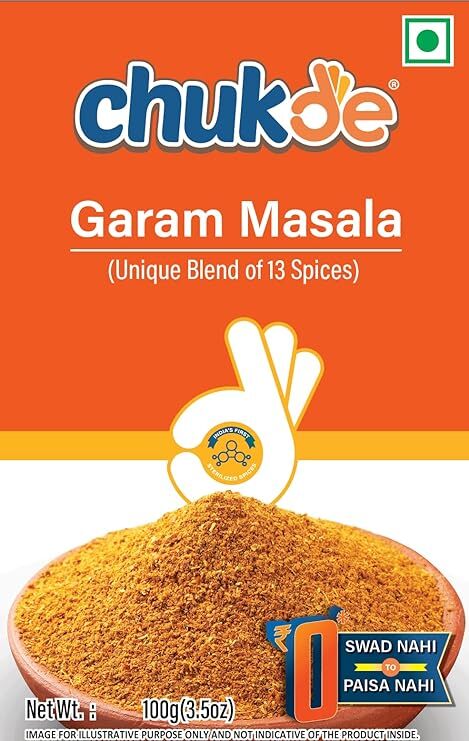 BULK DEAL - Chukde Spices Garam Masala, 100 gm (Pack of 10)