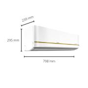 Hitachi 1 Ton 5 Star Inverter Split Ac (Copper, Dust Filter, 2021 Model, Rapg512Heea, White)