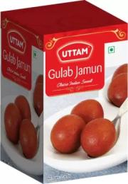 Uttam Prime Gulab Jamun, 1 kg ( Buy 1 Get 1 Free )