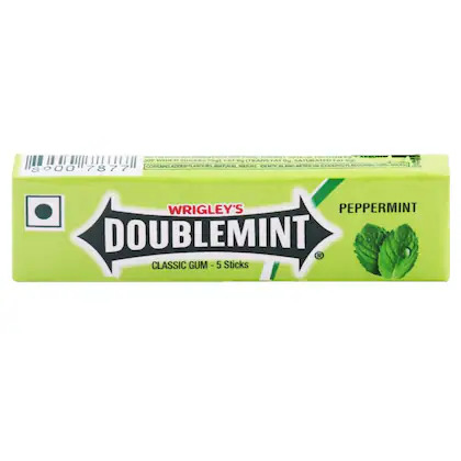 Wrigleys Doublemint Peppermint Classic Gum 13 g