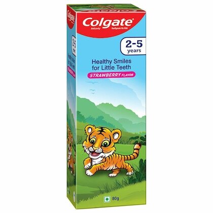 COLGATE STRAWBERRY FLAVOUR 2-5 YEARS TOOTHPASTE 60G