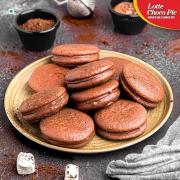 Lotte Choco Pie,Chocolate 450G/414G (Weight May Vary) ( Pack of 18 Piece Inside )