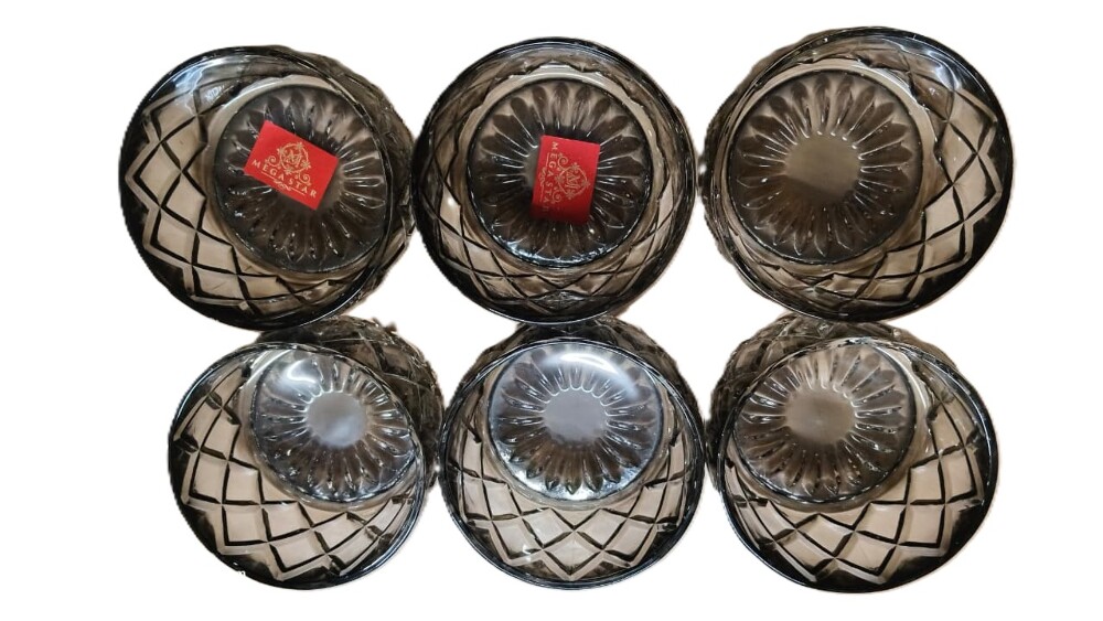 Mega Star 6 Pcs Glass Bowl Set