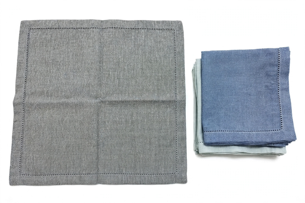 Premium Cotton Linen Blend Handkerchief 1pc