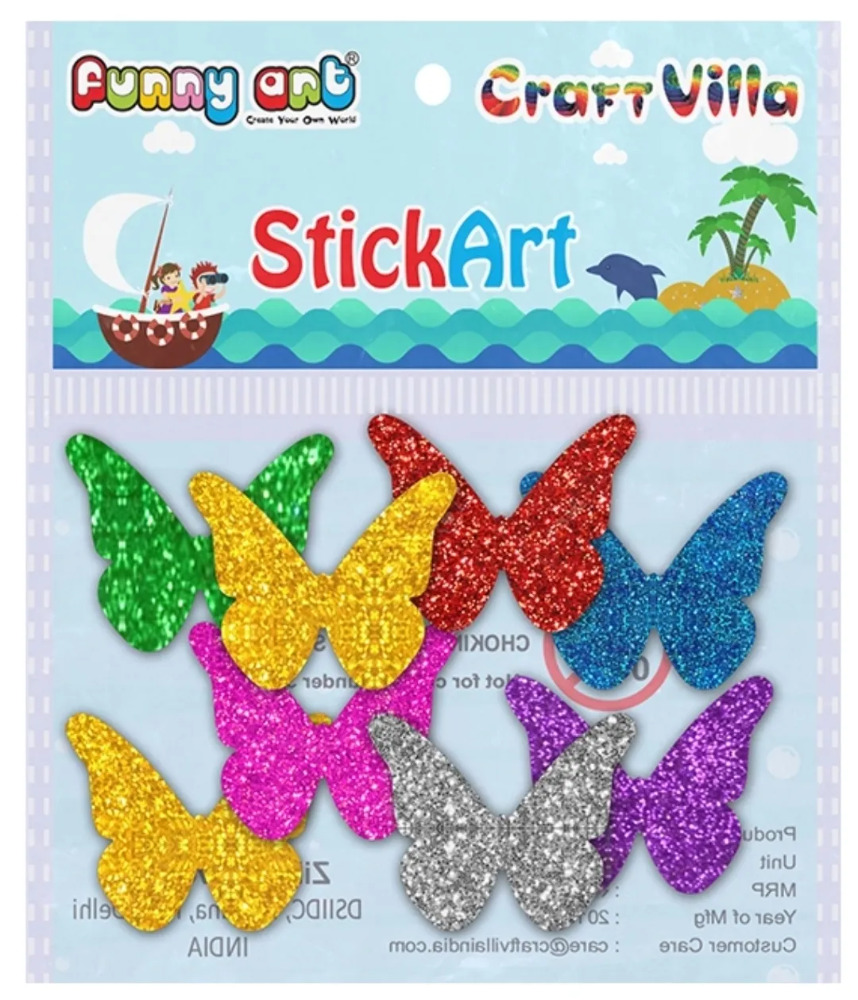 Craft Villa Glitter Sticker