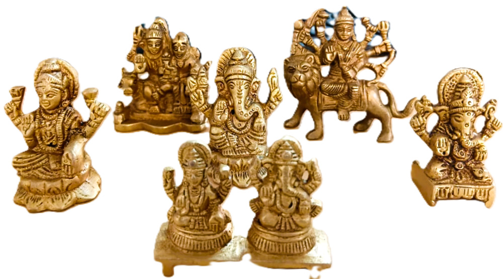 Pittal Indian Gods Murti
