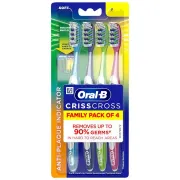 Oral-B Pro Health Criss Cross (Soft) Toothbrush (Buy 2 Get 2 Free)