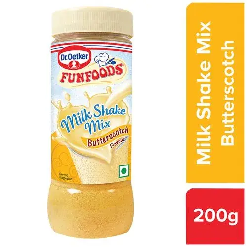 Dr. Oetker Milk Shake Mix Butterscotch, 200g