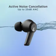 Airdopes 411 ANC Noise-Cancelling Earbuds with 10mm Drivers, ASAPTM Charge Technology, Up to 25dB ANC, ENx™ Technology, 17.5 Hours Playback