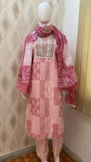 Pure Cotton Kurti With Afgani Pent