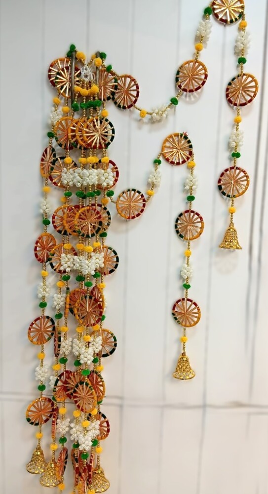 Mogra Ring Pom Pom Decoration Ladi, 10