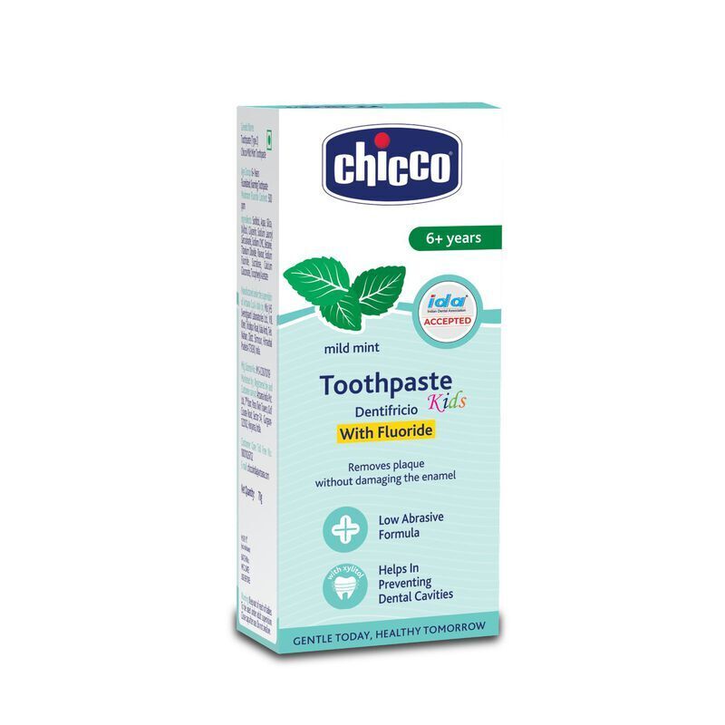 Chicco Tooth Paste Mild Mint With Fluoride 6y+Years 70GM