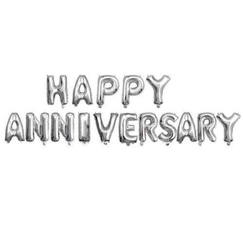 Maharaja Happy Anniversary Foil Banner