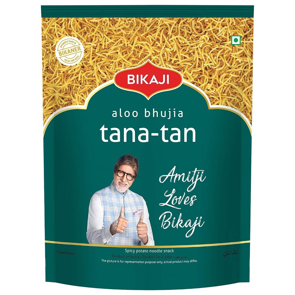 BULK DEAL - Bikaji Tana Tan Aloo Bhujia, 400 gm (Pack of 10 )