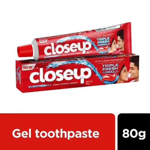 Closeup Everfresh+ Anti-Germ Gel Toothpaste - Red Hot, 80 g