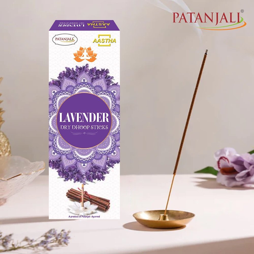 Patanjali Aastha Lavender Dhoop 8N