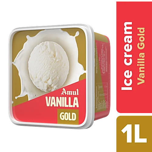 Amul Vanila Gold Ice Cream 1L