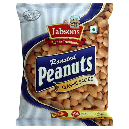 Jabsons Classic Salted Roasted Peanuts 160 g