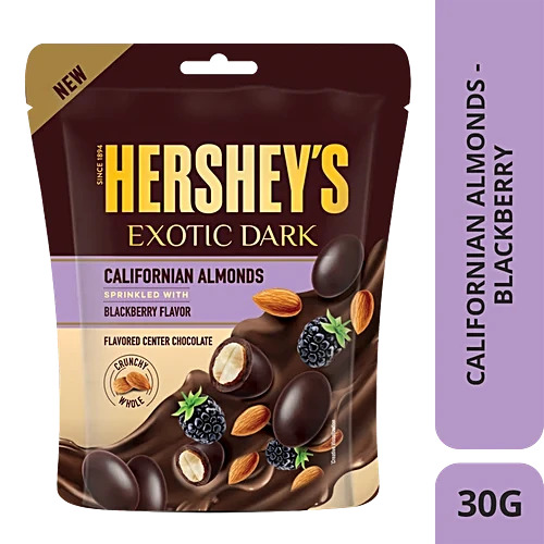 Hersheys Exotic Dark Californian Almonds 30g