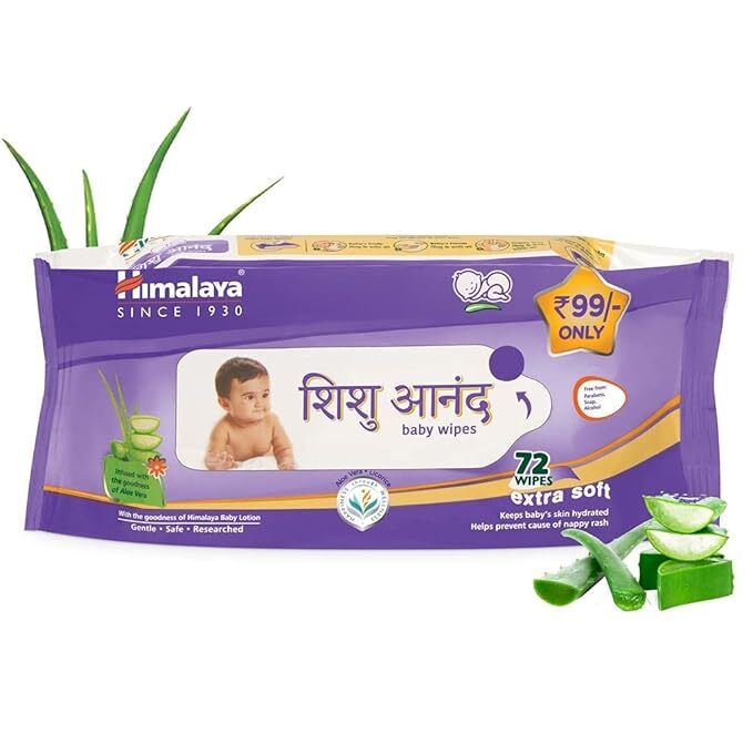 Shishu Anand Baby Wipes 72 Wipes Extra Soft