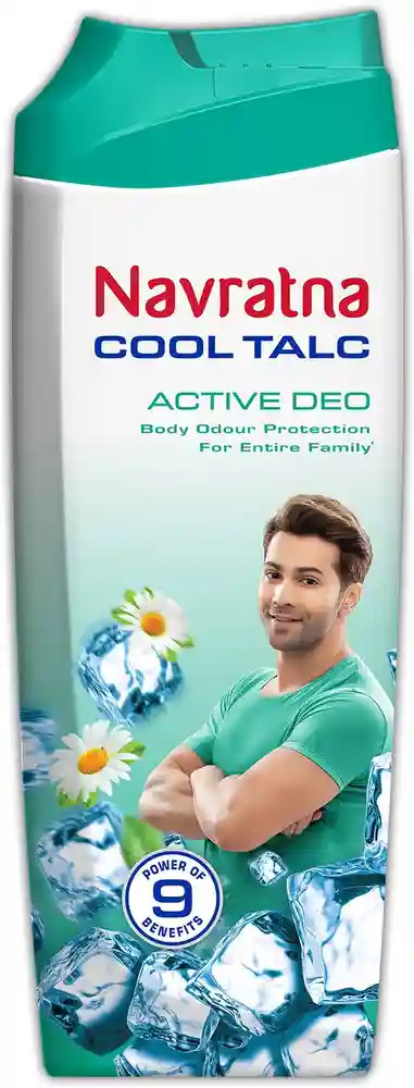 Navratna Cool Talc Active Deo Powder 100 gm